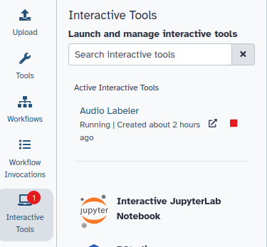 Manage interactive tool. 