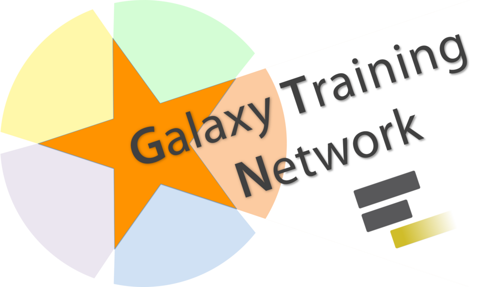 GTN logo with a multi-coloured star and the words Galaxy Training Network