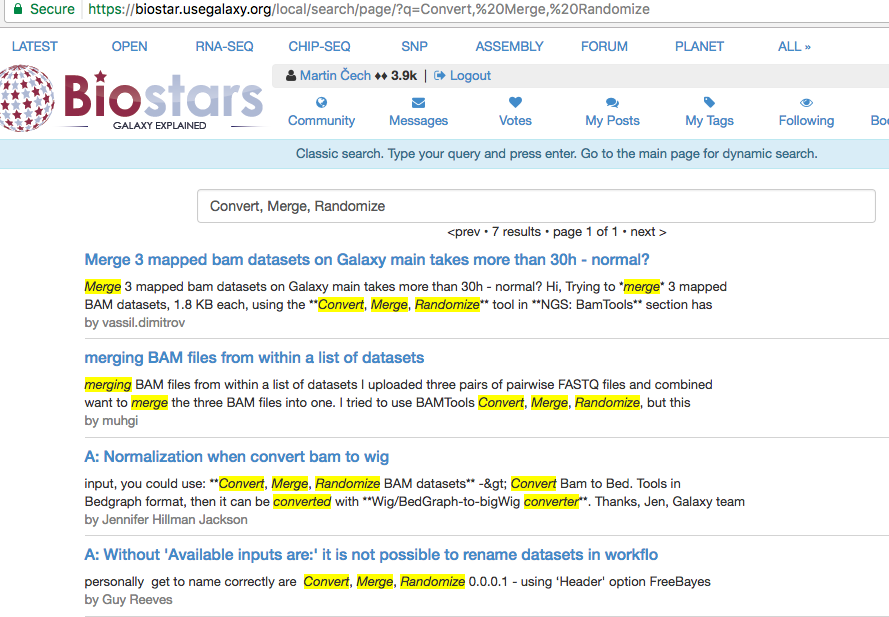 biostar search