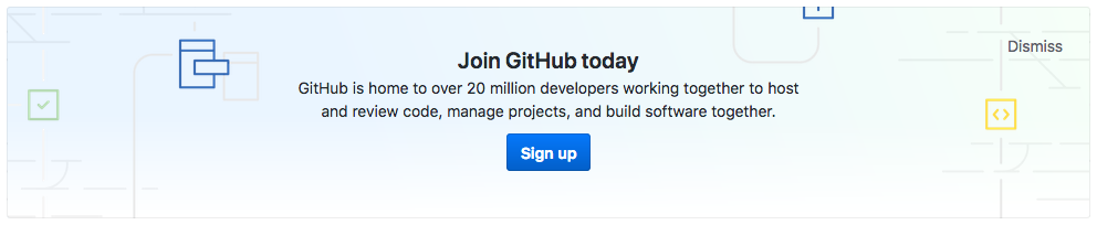 GitHub signup. 