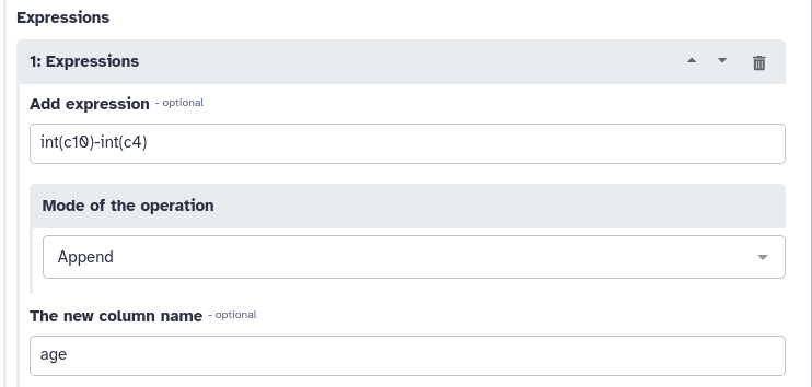 expression of the tool form. 