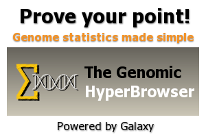 Prove your point, genome statistics made simple with the Genomic Hyperbrowser. 
