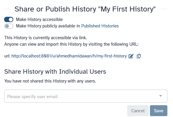 publish history example